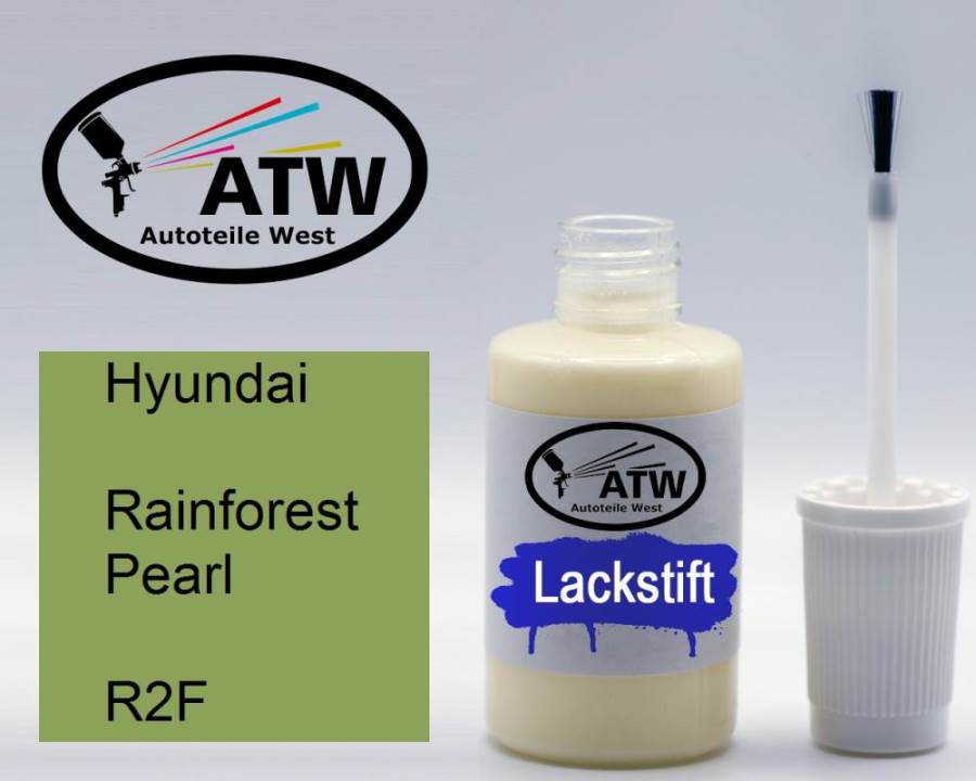 Hyundai, Rainforest Pearl, R2F: 20ml Lackstift, von ATW Autoteile West.